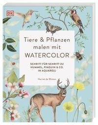 Tiere und Pflanzen malen mit Watercolor