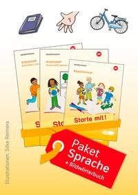 Starte mit! - Materialien zur Sprachbildung. Paket Sprache inklusive Bildwörterbuch