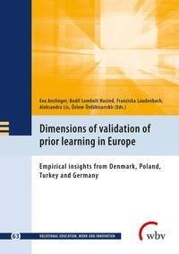 Dimensions of validation of prior learning in Europe