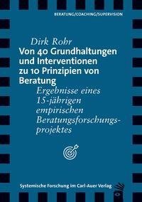 Von 40 Grundhaltungen und Interventionen zu 10 Prinzipien von Beratung