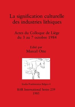 La signification culturelle des industries lithiques