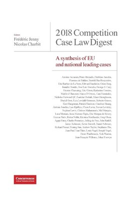 2018 Competition Case Law Digest