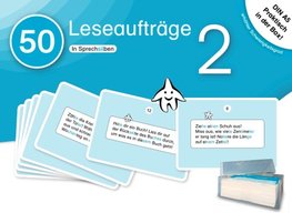 50 Leseaufträge 2 in der Box in Sprechsilben