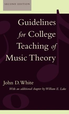 Guidelines for College Teaching of Music Theory