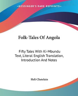 Folk-Tales Of Angola