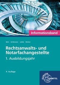 Rechtsanwalts- und Notarfachangestellte, Informationsband