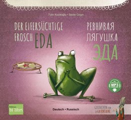 Der eifersüchtige Frosch Eda. Deutsch-Russisch