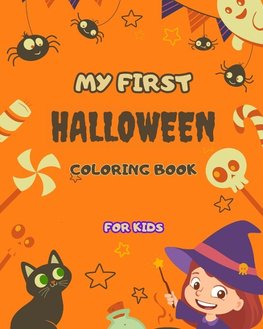 My First Halloween Coloring Book  for Kids