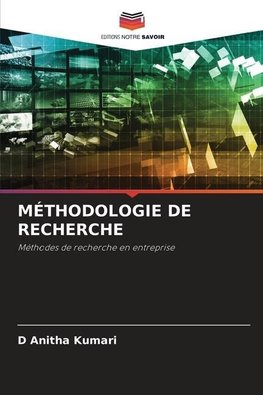 MÉTHODOLOGIE DE RECHERCHE