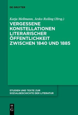 Vergessene Konstellationen literarischer Öffentlichkeit zwischen 1840 und 1885