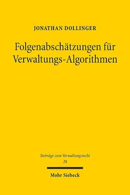 Folgenabschätzungen für Verwaltungs-Algorithmen