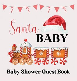 Christmas Baby Shower Guest Book