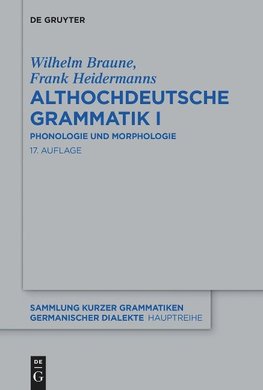 Althochdeutsche Grammatik I