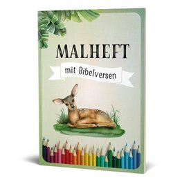 Malheft mit Bibelversen