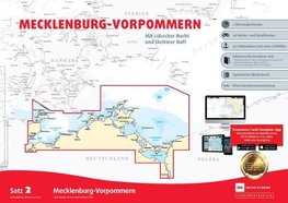 Sportbootkarten Satz 2: Mecklenburg-Vorpommern (Ausgabe 2024)