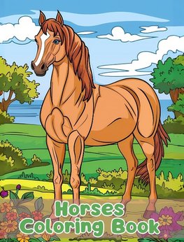 Horses Coloring Book