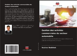 Gestion des activités commerciales du secteur automobile