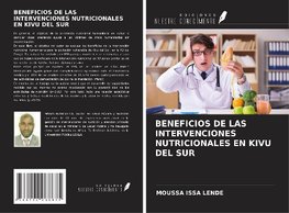 BENEFICIOS DE LAS INTERVENCIONES NUTRICIONALES EN KIVU DEL SUR