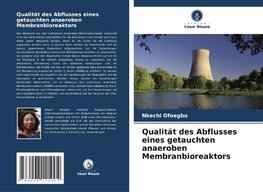 Qualität des Abflusses eines getauchten anaeroben Membranbioreaktors