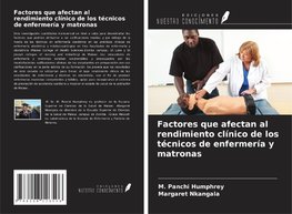 Factores que afectan al rendimiento clínico de los técnicos de enfermería y matronas