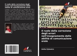 Il ruolo della correzione degli errori nell'insegnamento delle abilità di comunicazione orale