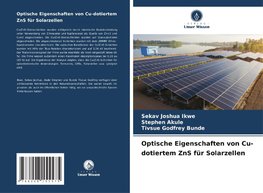 Optische Eigenschaften von Cu-dotiertem ZnS für Solarzellen