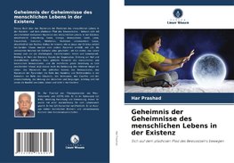 Geheimnis der Geheimnisse des menschlichen Lebens in der Existenz