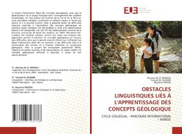 OBSTACLES LINGUISTIQUES LIÉS À L'APPRENTISSAGE DES CONCEPTS GÉOLOGIQUE