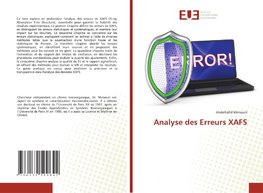 Analyse des Erreurs XAFS