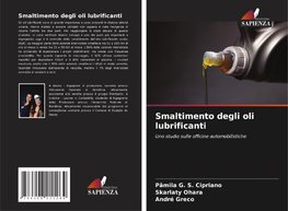 Smaltimento degli oli lubrificanti