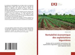 Rentabilité économique des exploitations légumières