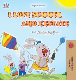 I Love Summer (English Italian Bilingual Children's Book)