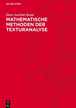 Mathematische Methoden der Texturanalyse