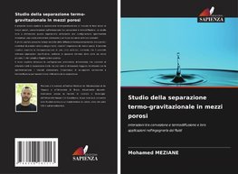 Studio della separazione termo-gravitazionale in mezzi porosi