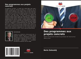 Des programmes aux projets concrets