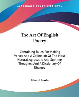 The Art Of English Poetry