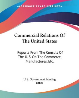 Commercial Relations Of The United States