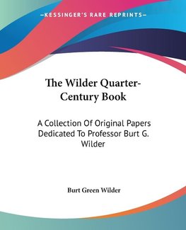 The Wilder Quarter-Century Book