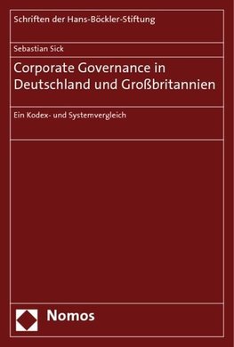 Corporate Governance in Deutschland und Großbritannien