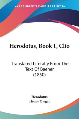 Herodotus, Book 1, Clio