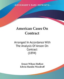 American Cases On Contract