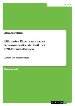 Effizienter Einsatz moderner Kommunikationstechnik bei B2B-Veranstaltungen