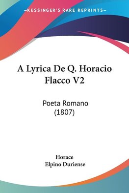 A Lyrica De Q. Horacio Flacco V2