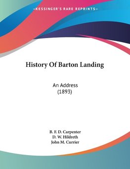 History Of Barton Landing