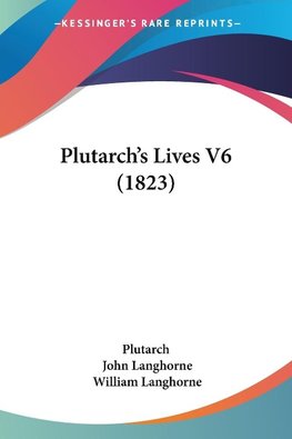 Plutarch's Lives V6 (1823)