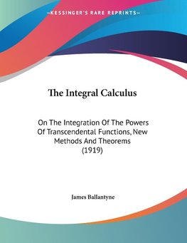 The Integral Calculus