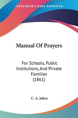 Manual Of Prayers