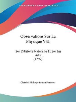 Observations Sur La Physique V41