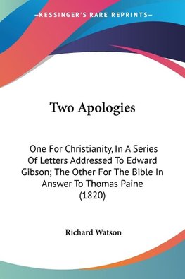 Two Apologies