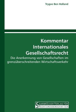 Kommentar Internationales Gesellschaftsrecht